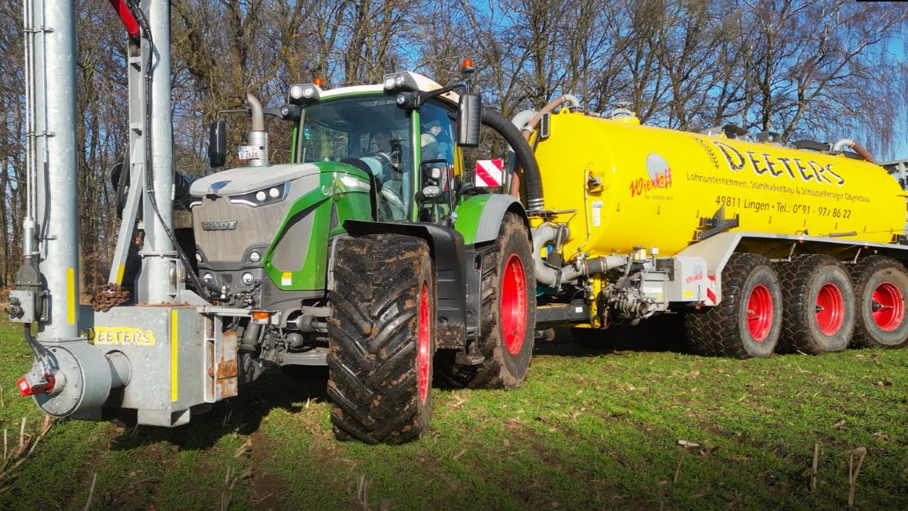 Gülle fahren 2025!! Mit Fendt & JohnDeere Traktoren im Emsland