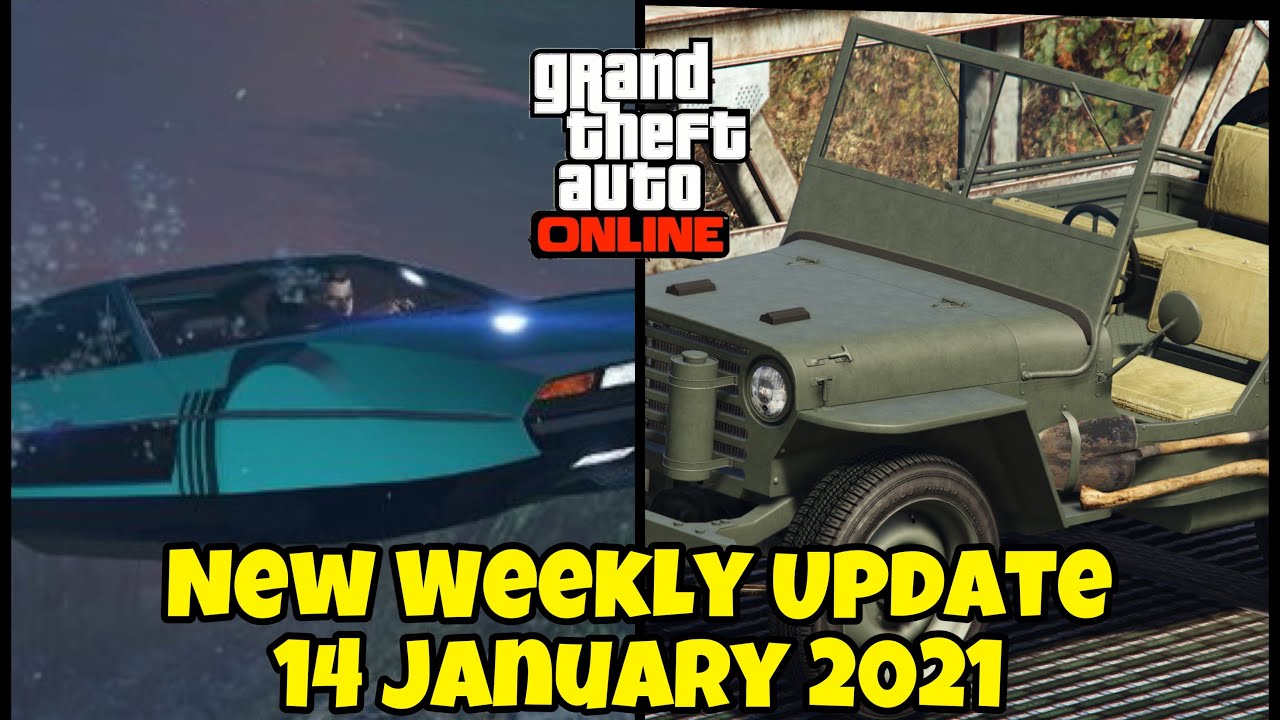 GTA Online Weekly Update today (14 January 2021) New Vehicles, Double Money And Discounts!