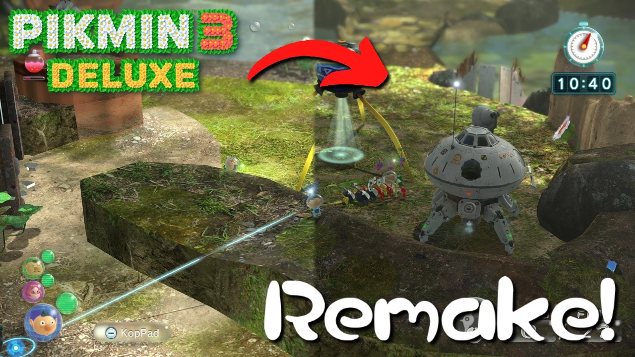 WIP Beta Garden of Hope Remake! | Pikmin 3DX Mod
