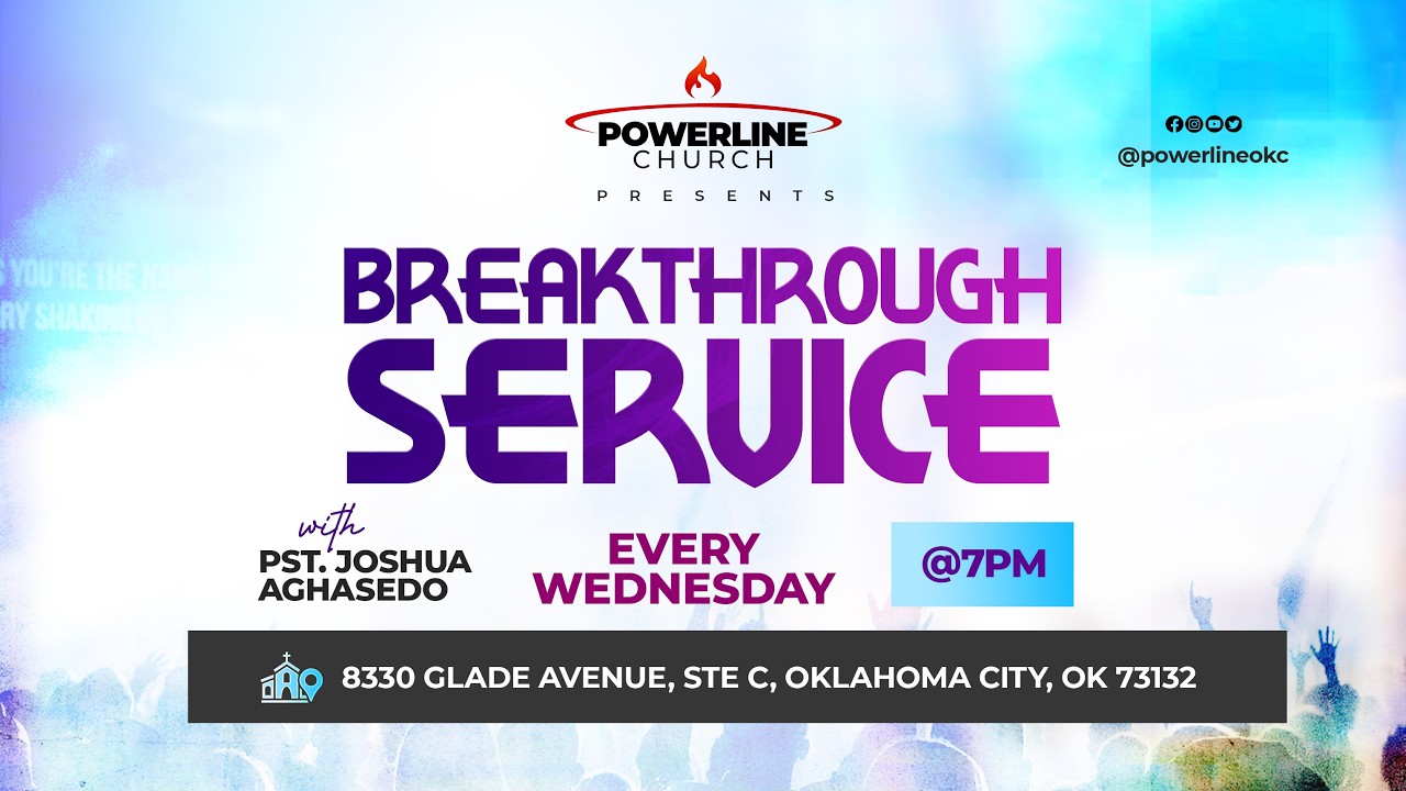 Breakthrough Service | Apostle Joshua Aghasedo | February 18th, 2026 | Powerline Church