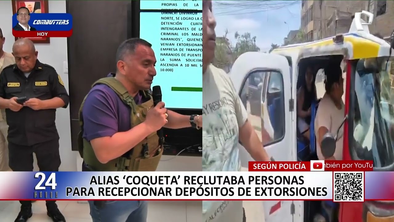 Desarticulan banda “Los malditos de Naranjo”: exigían a empresa de transporte pago 10 de mil soles