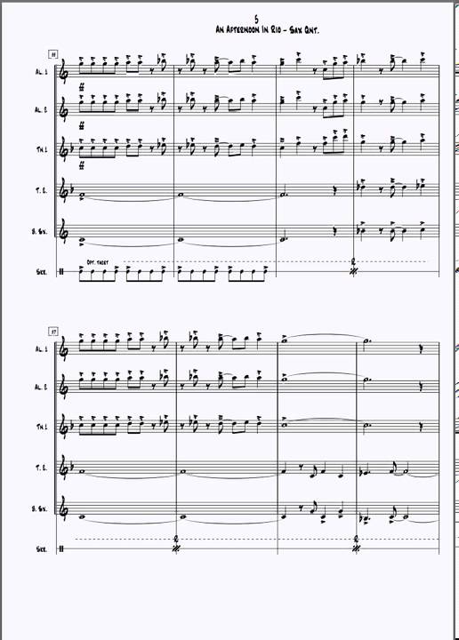Saxophone Quintet - 