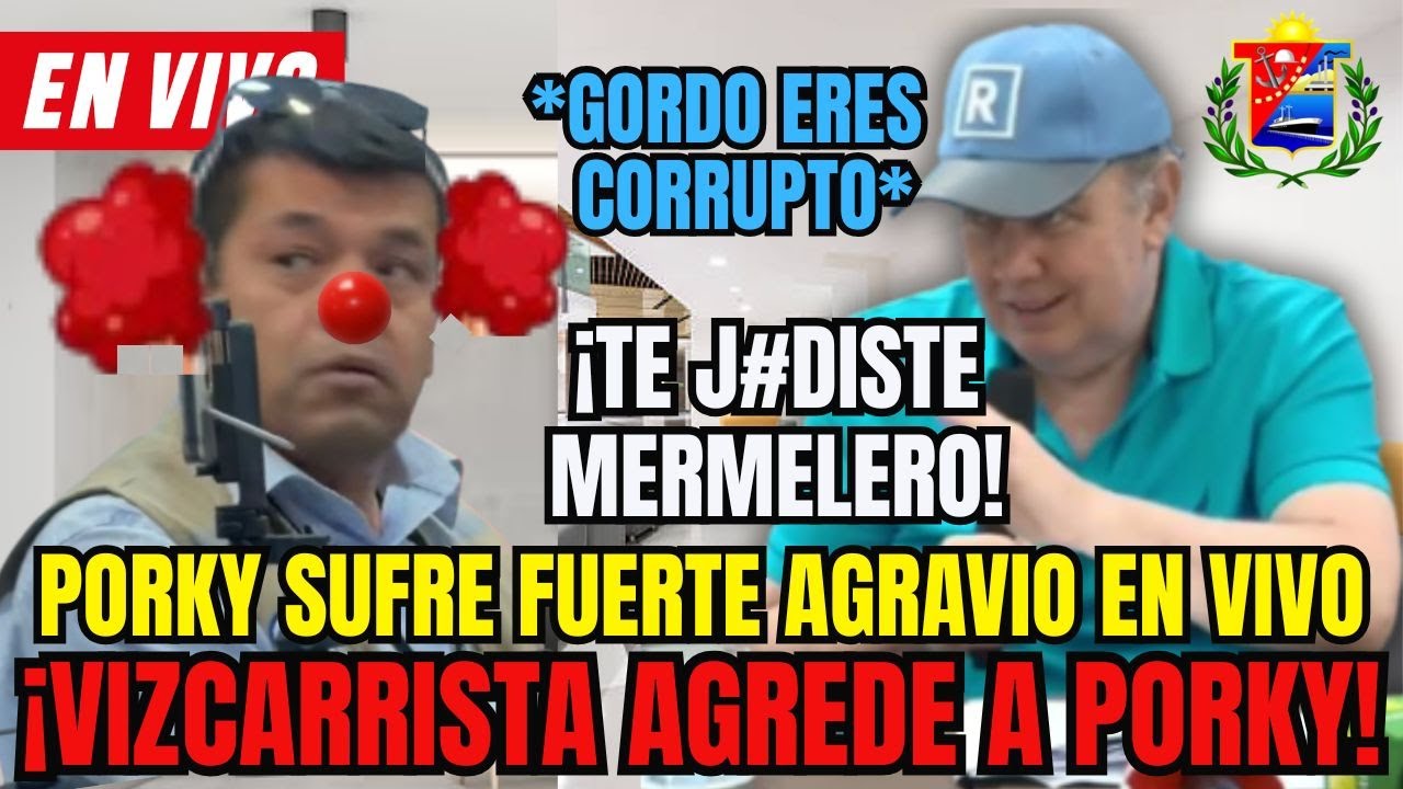 💥 ¡AGREDEN A PORKY EN VIVO! | RAFAEL LÓPEZ ALIAGA conferencia de Prensa en Moquegua