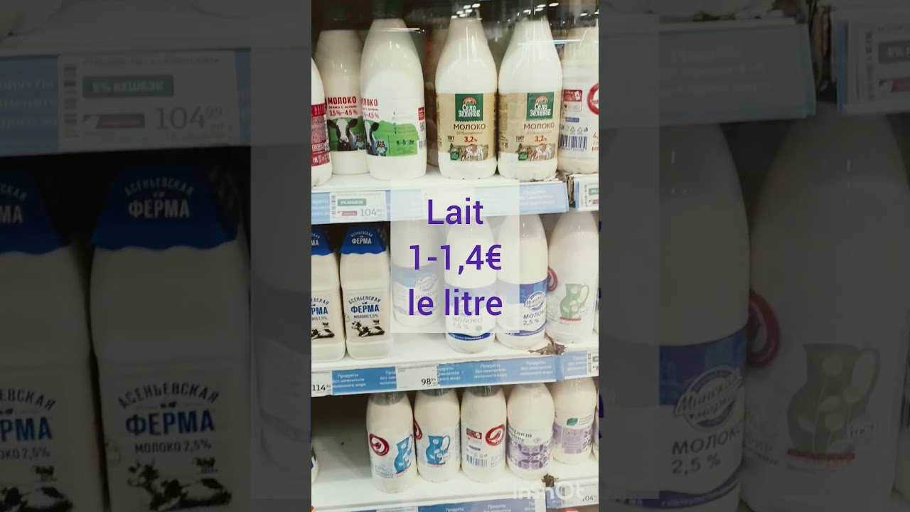 Au supermarch&eacute; en #Russie. Combien co&ucirc;te la nourriture? #vivreenrussie