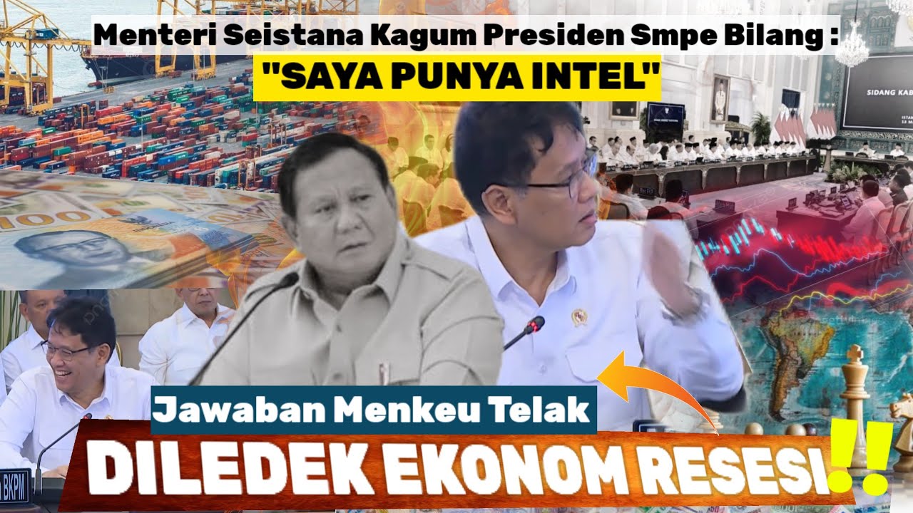 Lihat P Purbaya Emosi Ke Ekonom AnehDiluar Dugaan P Prabowo Smp Buka KartuIntel,|su Resesi Ditepis