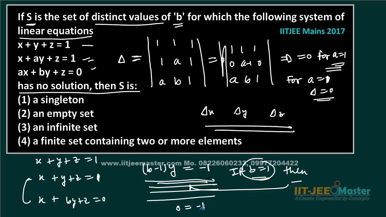 IIT JEE Previous year paper solutions | IIT JEE Mains 2017 Maths paper solutions