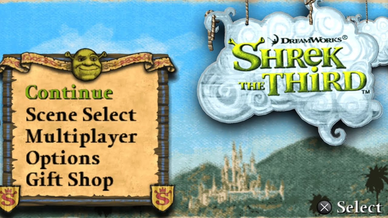 SHREK THE THIRD (PPSSPP) GAMEPLAY #3 END