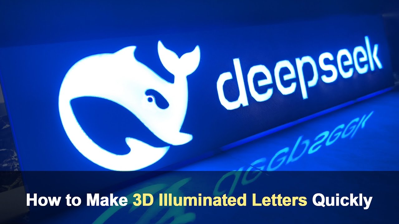 How to Make 3D Illuminated Letters Quickly?