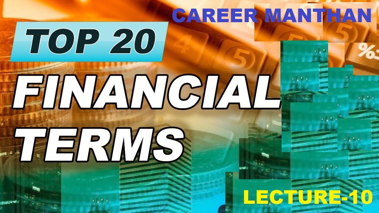 Top 20 Financial Terms Explained in Hindi | Banking & Financial Awareness .ECO. LECTURE 10