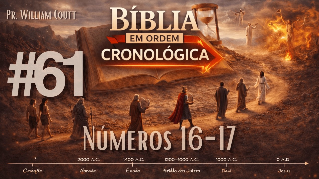 #61 Leitura da Bíblia em Ordem Cronológica | Números 16-17
