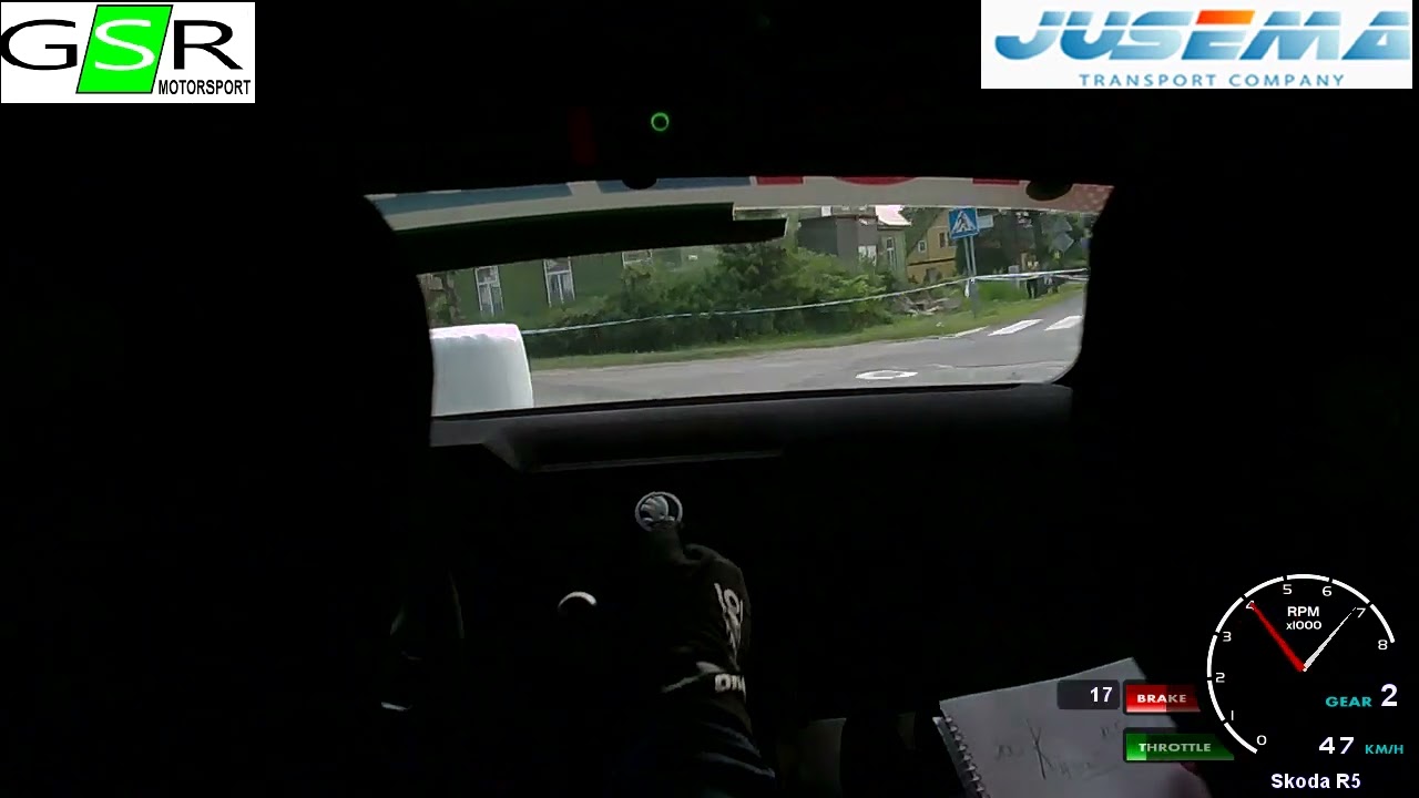 CBET Rally Rokiskis 2024 Skoda Fabia R5 SS15