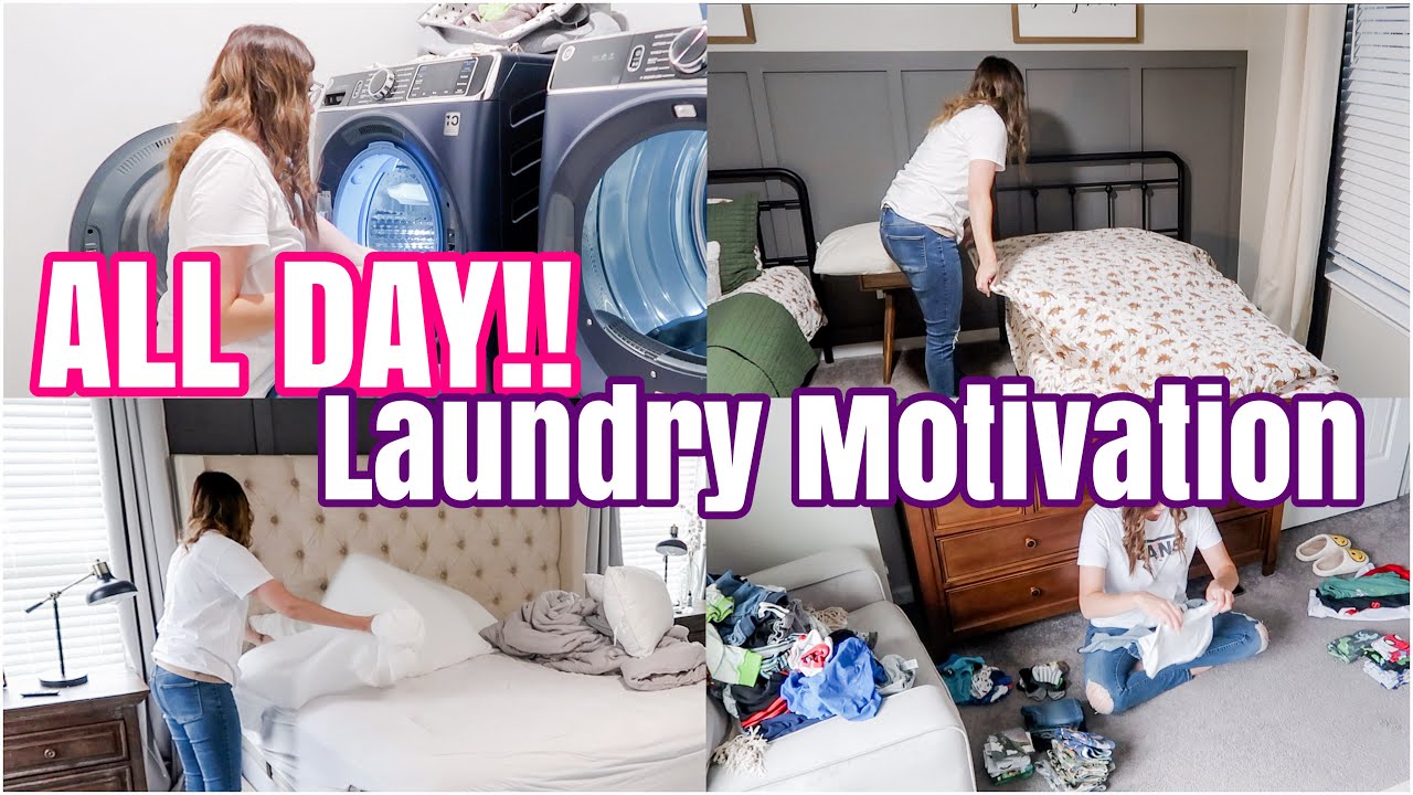 EXTREME LAUNDRY MOTIVATION 2022 | ALL DAY LAUNDRY | LAUNDRY ROUTINES