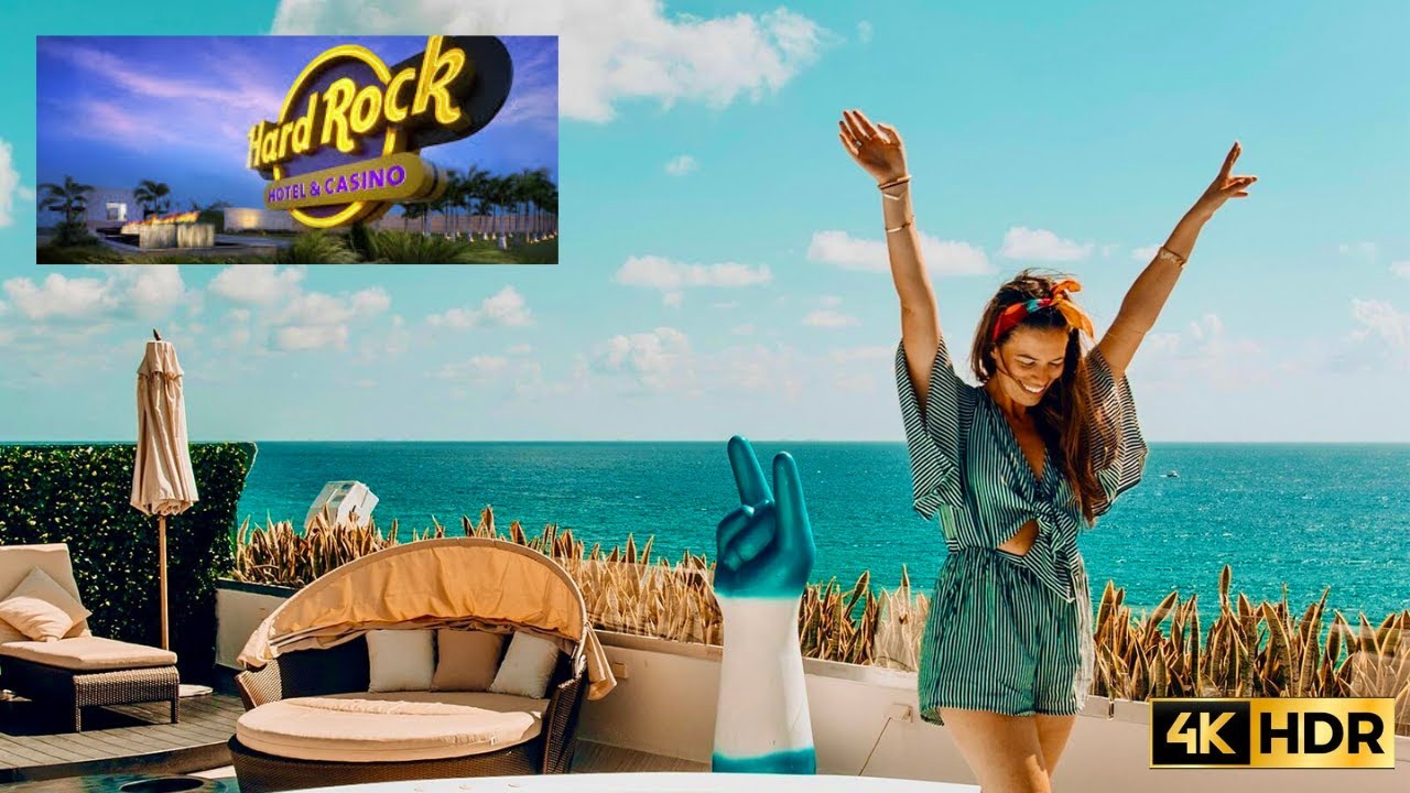 Luxury Beach and Pools Experience at Hard Rock Hotel and Casino Resort, Punta Cana || 4K HDR ||