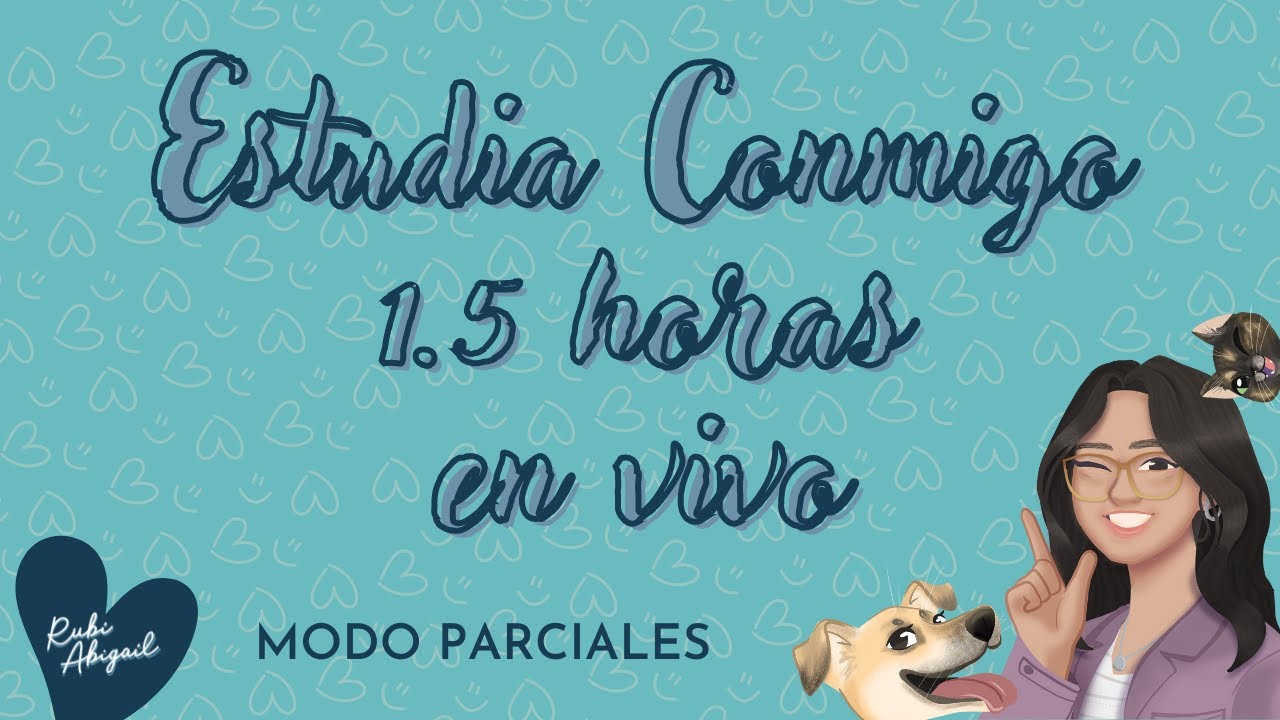 Estudia Conmigo- 1.5horas-sin música de fondo / RubibiVlogs