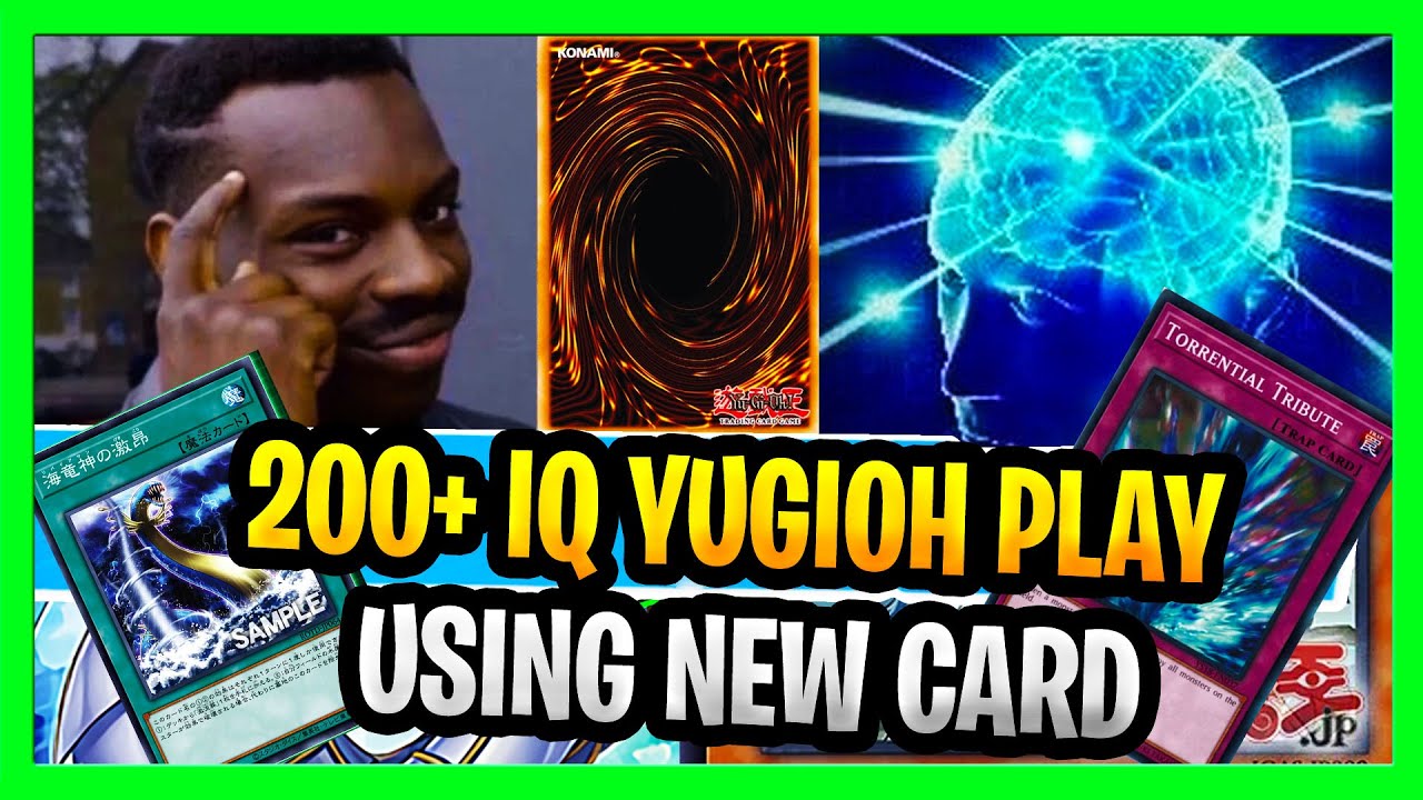 BIG BRAIN YUGIOH PLAY USING NEW CARD AS BAIT Yugioh Full Duel 200 IQ Plays