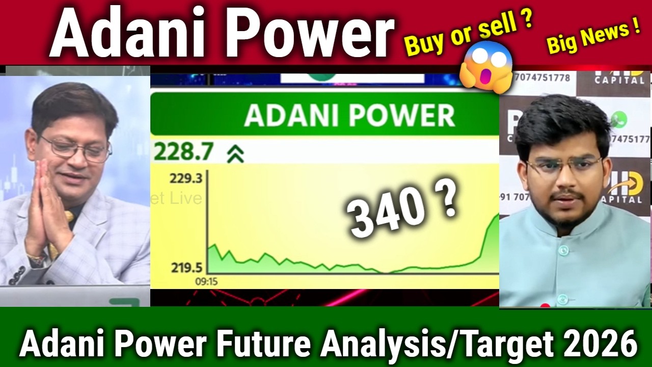 Adani Power Share News/क्या करें ?buy,hold or sell ?adani power share analysis,target tomarrow