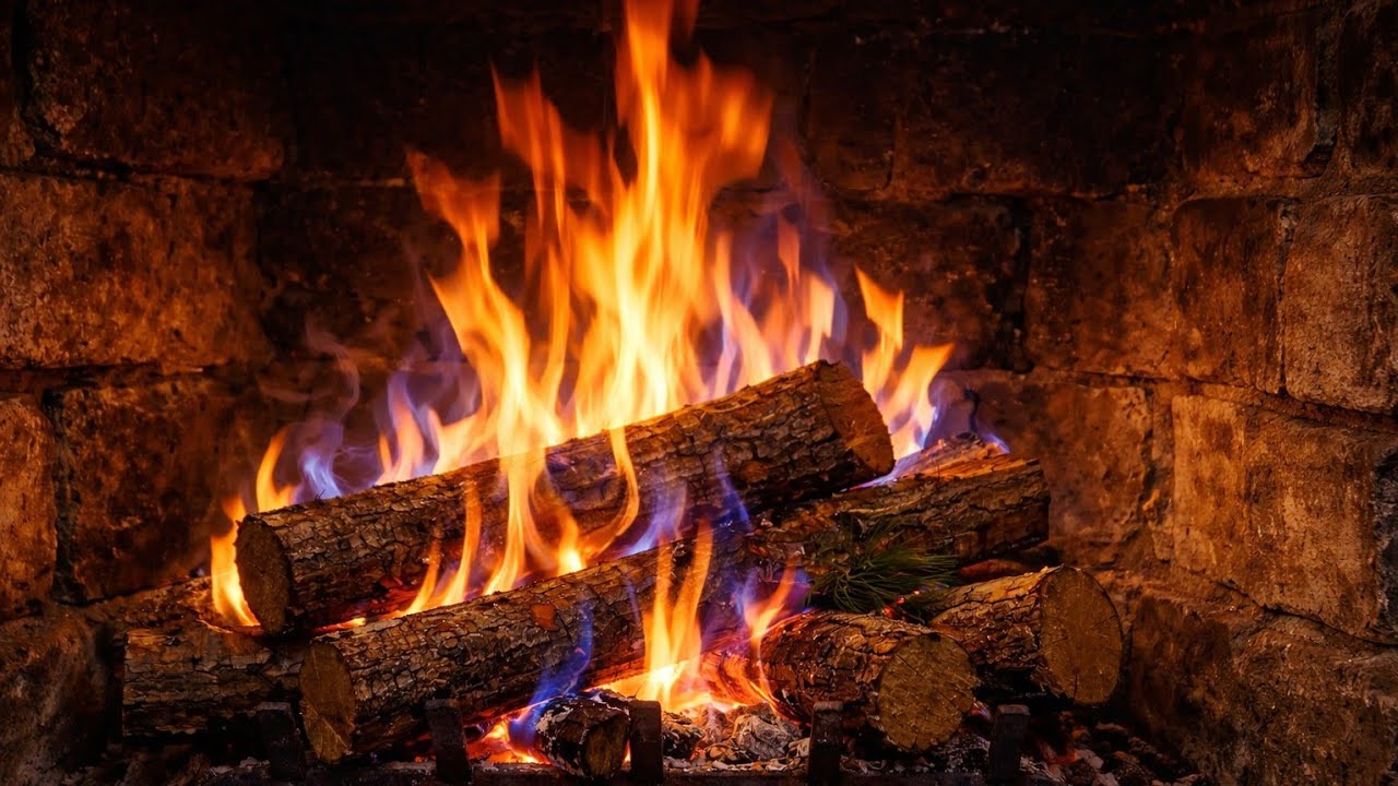 Warmth fireplace 1 hour fireplace  crackling sound | 1 hour fireplace logs burning relaxing sound