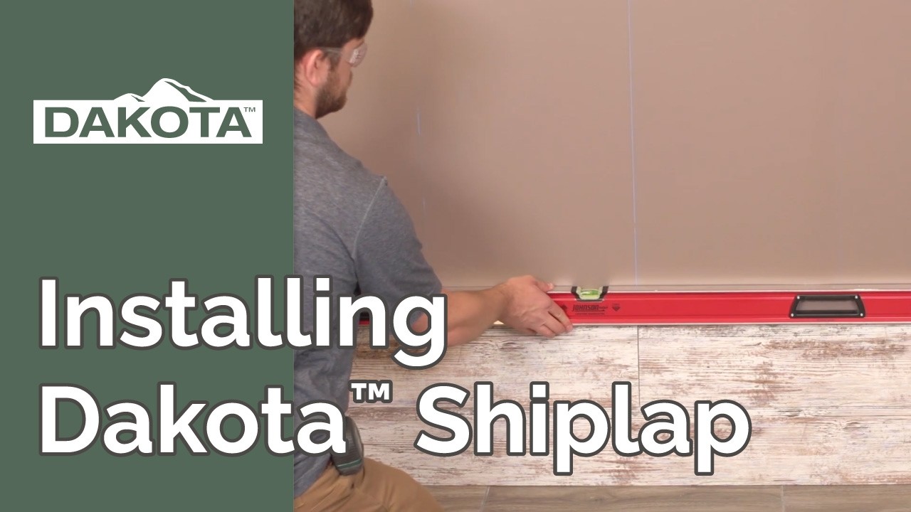 Installation Instructions for Dakota Shiplap