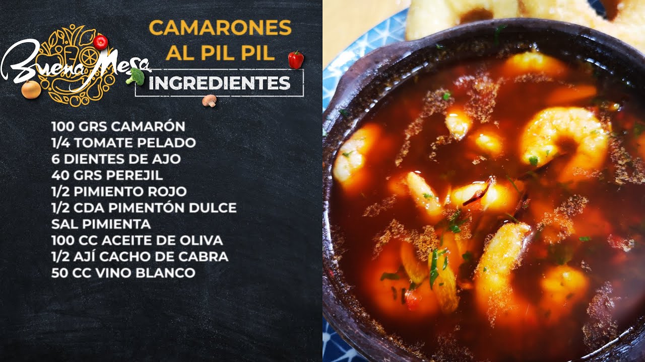 Camarones al pil pil  - Buena mesa