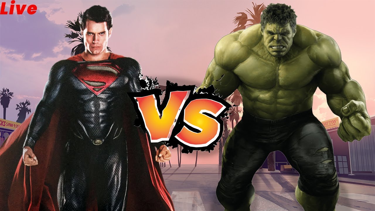 Hulk VS Superman || GTA V LIVE  #shortsfeed