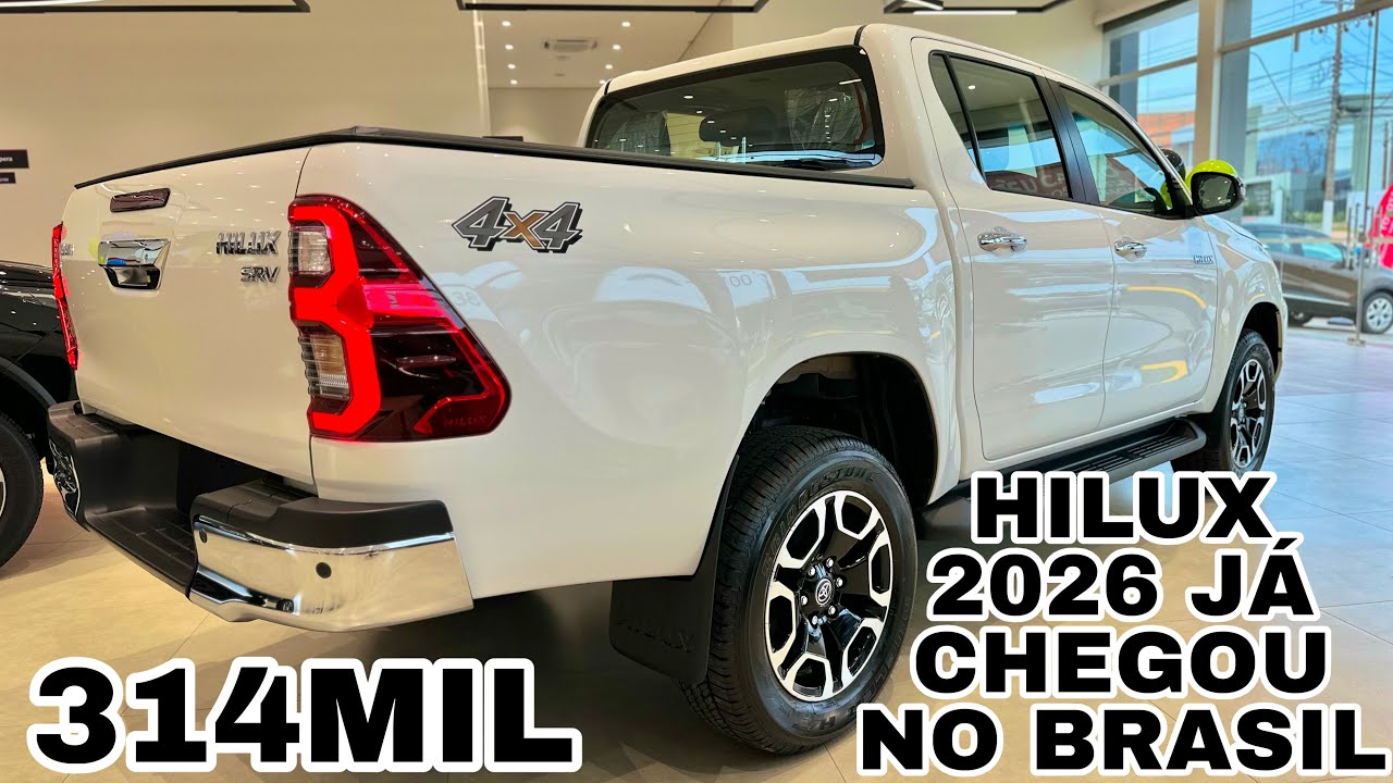 NOVÍSSIMA TOYOTA HILUX SRV 2.8 TURBO DIESEL 2026 EM DETALHES | TERROR DOS CHINESES!!