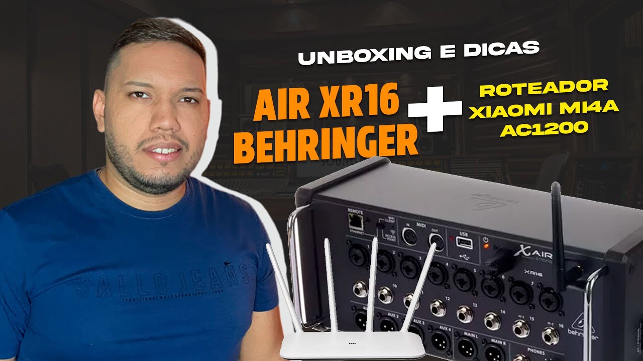 UNBOXING XR16 MESA DIGITAL BEHRINGER