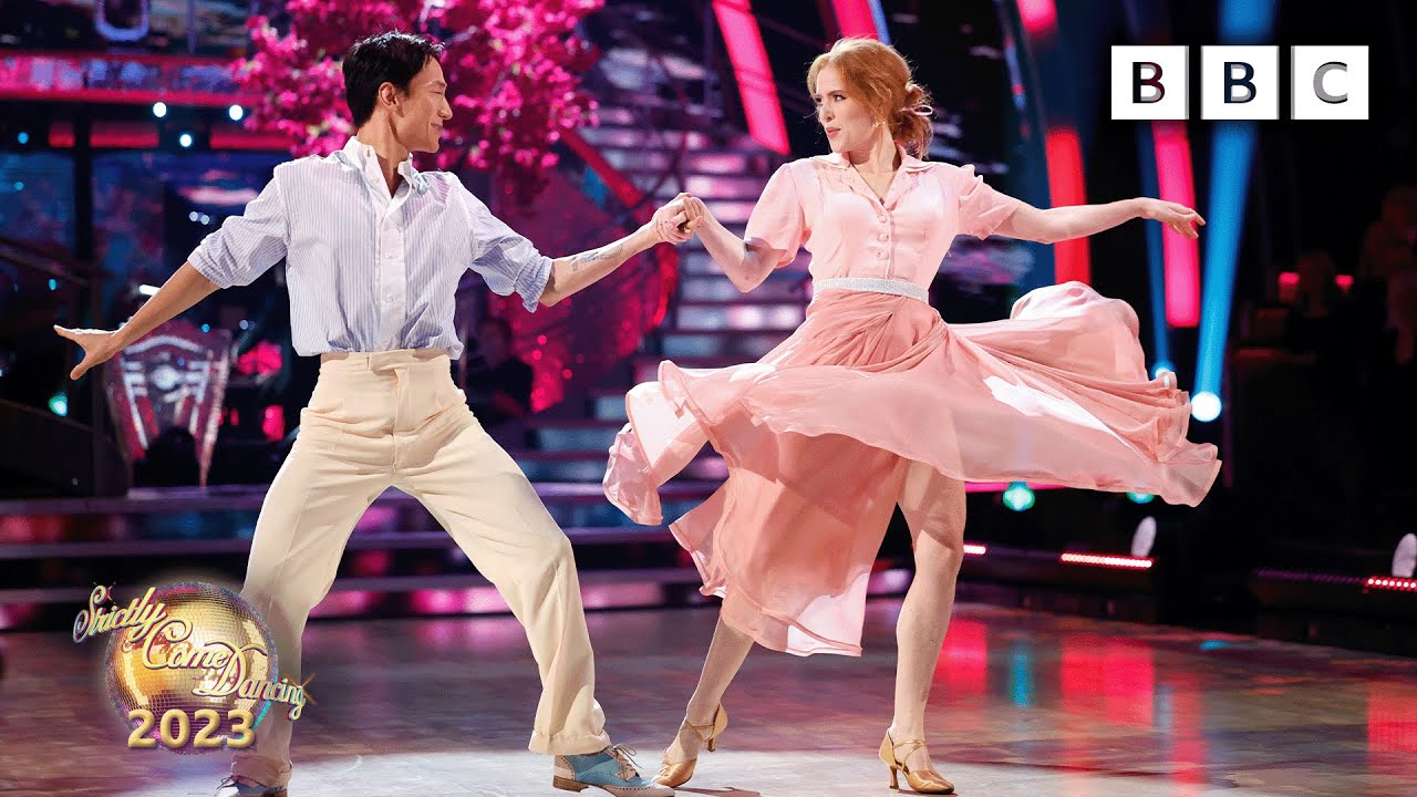 Angela Scanlon and Carlos Gu American Smooth to Cherish by Madonna ✨ BBC Strictly 2023