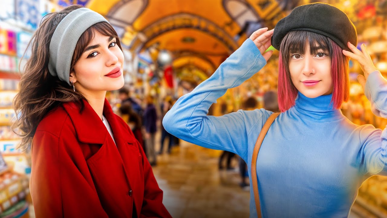بازار پروانه با المیرا🥰|نزدیک بود با ی دختره دعوامون بشه😂