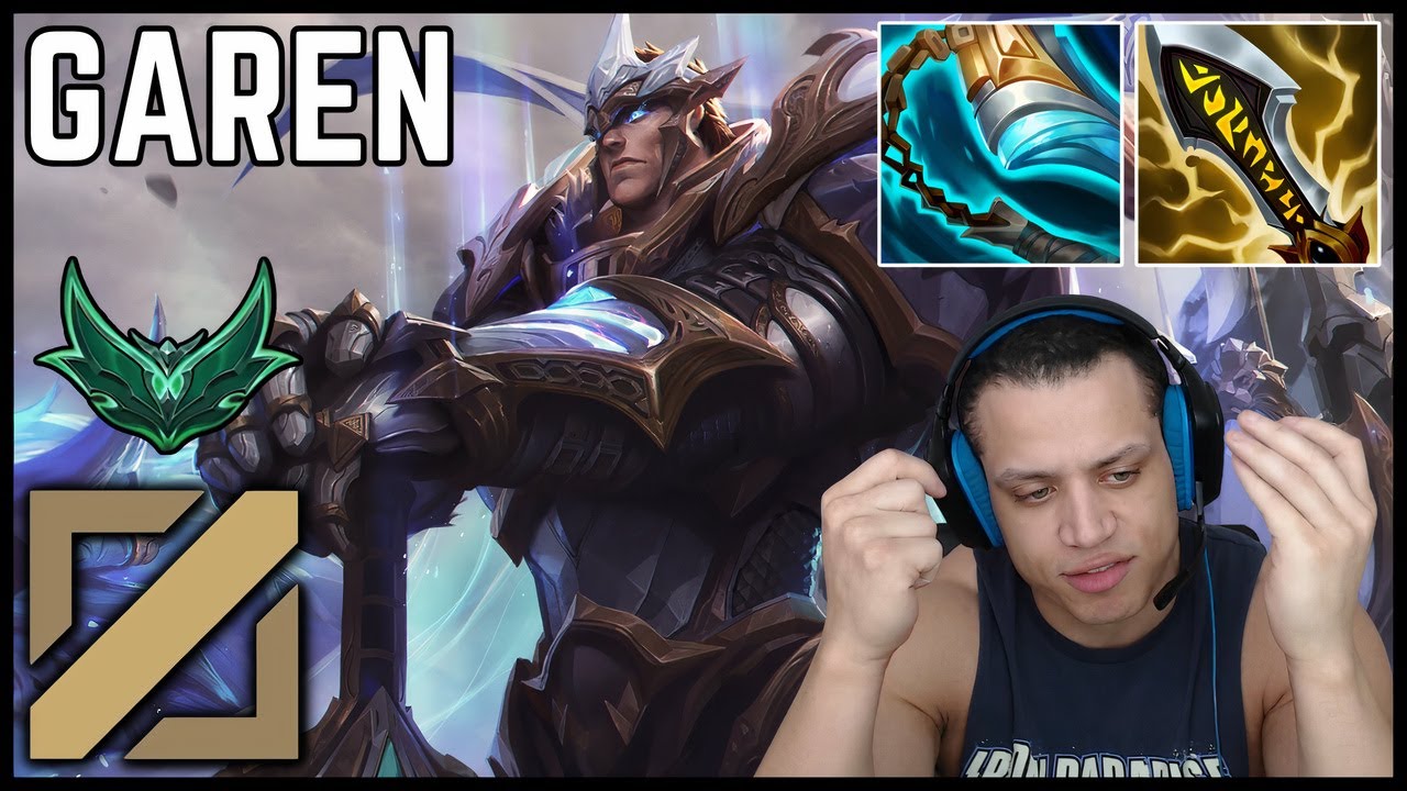 🌀 Tyler1 THIS CHAMP IS BRAINDEAD EASY | Garen Mid Full Gameplay | Season 14 ᴴᴰ
