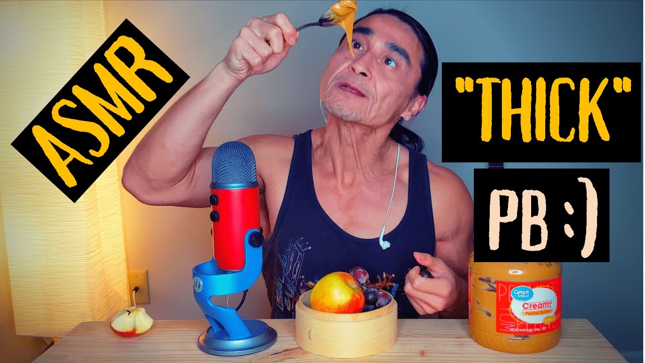 🥜 ASMR 🥜  ~ Peanut Butter!! (THICK)