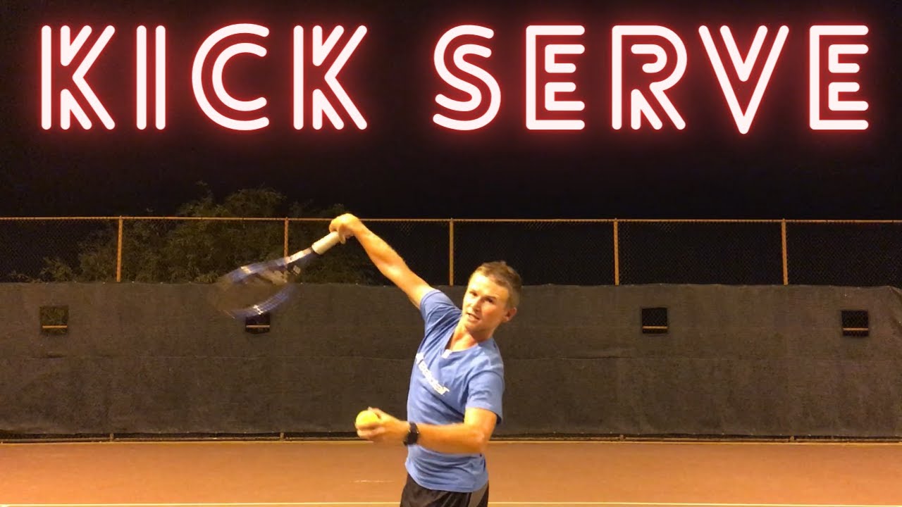 How to Hit a Kick(Topspin) Serve(킥서브 하는법)