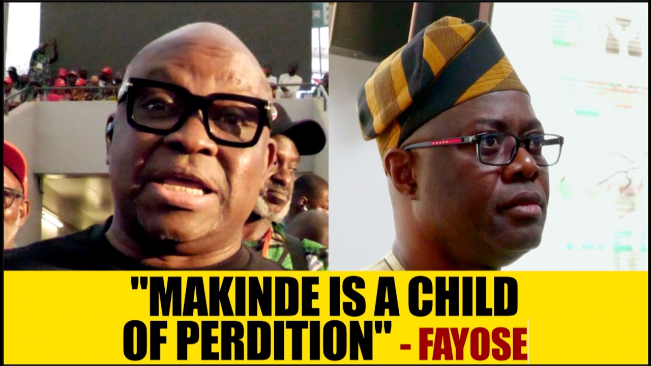 Fayose ostro krytykuje Makinde na konwencji PDP: &bdquo;Zostaniesz wyrzucony po konwencji&rdquo; &ndash; chwali Wike