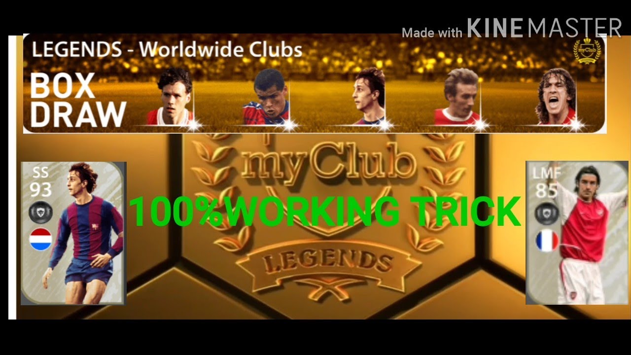 |WORKING Trick In Legends Worldwide Clubs Box Draw|🤩🔥🤩