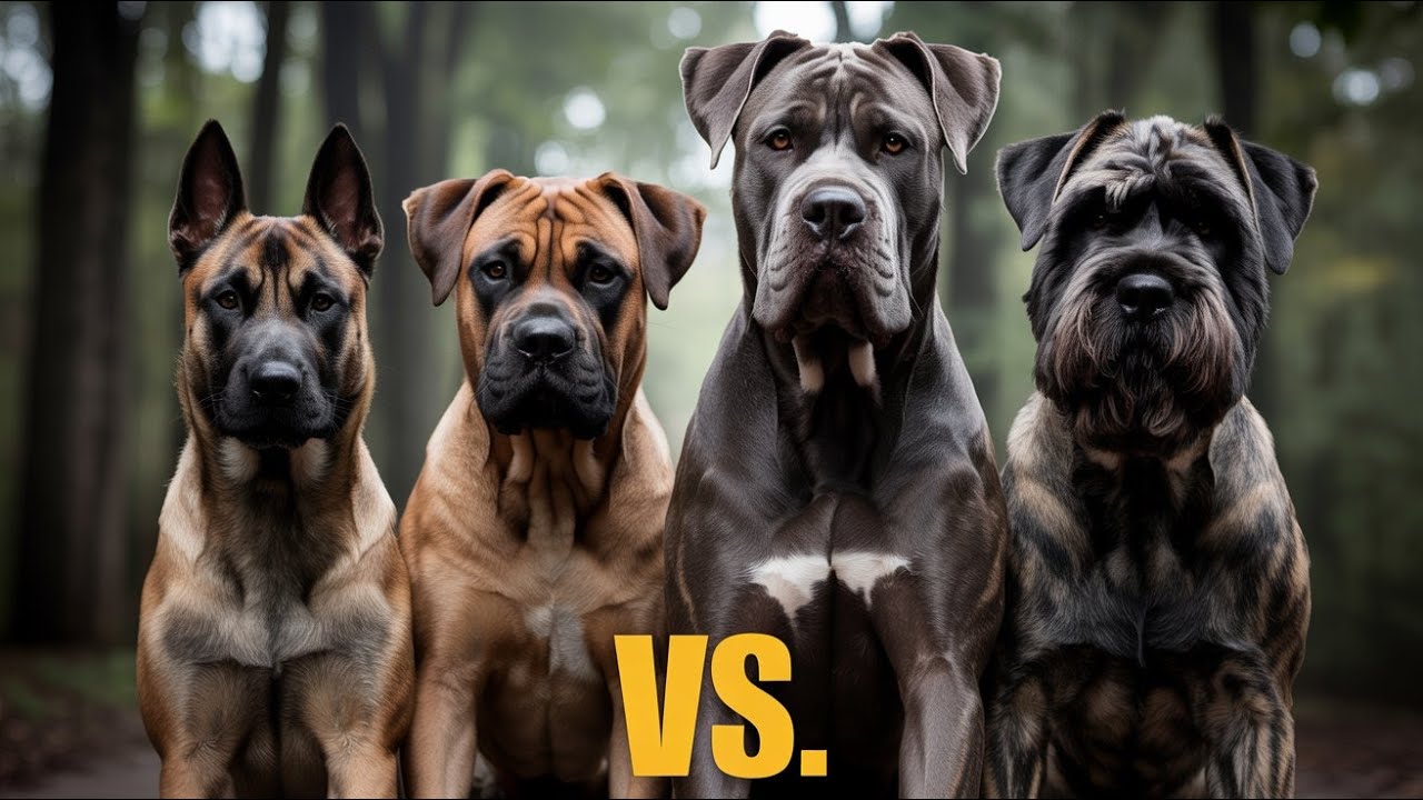 Hunde-Bodyguard-Battle: Malinois vs. Boxer vs. Corso vs. Schnauzer – Wer überlebt?