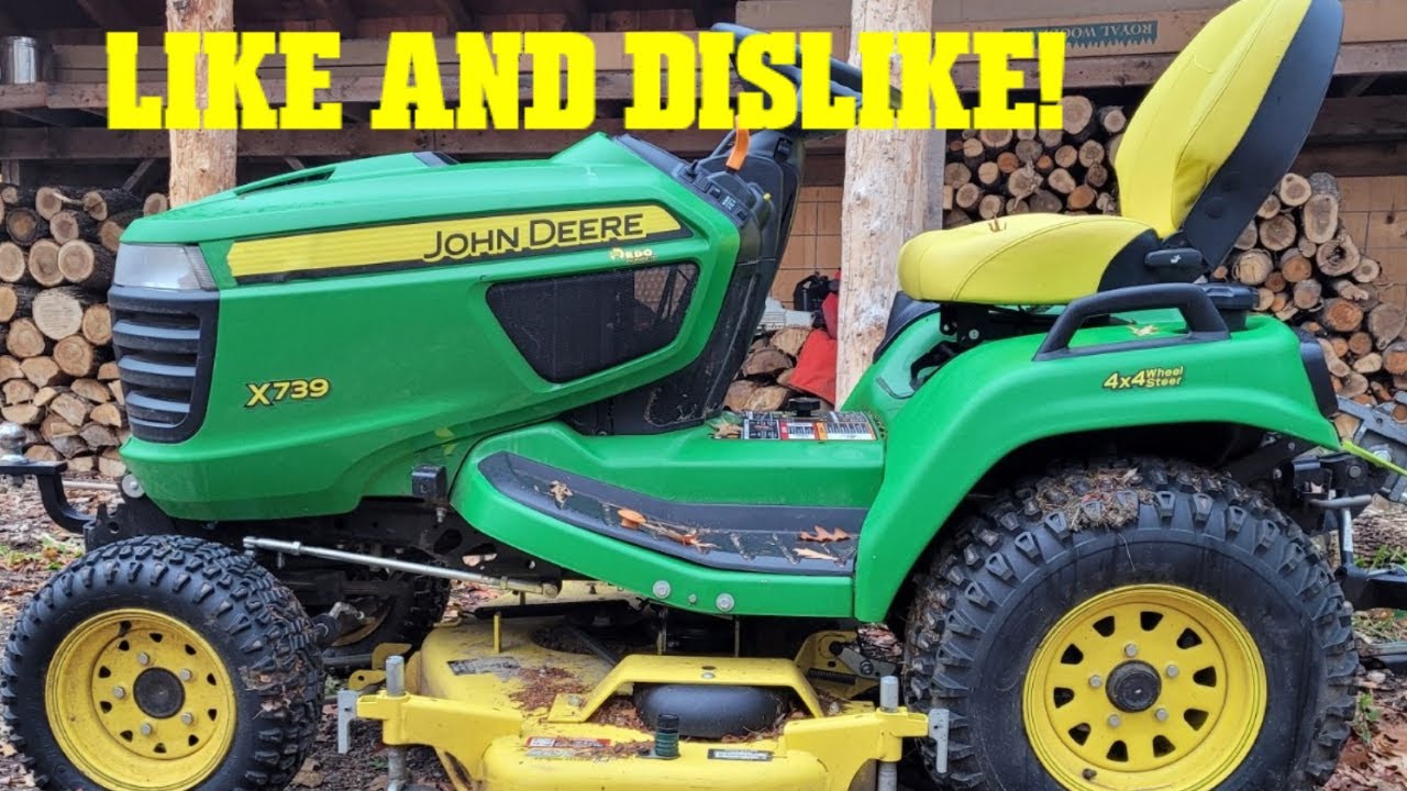 Нравится и не нравится John Deere X739. Плюс 2 обязательных улучшения для снегоочистителя! #johnd...