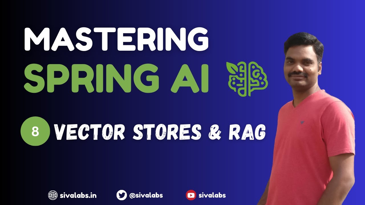 Spring AI Tutorial : 08 - Retrieval Augmented Generation (RAG)