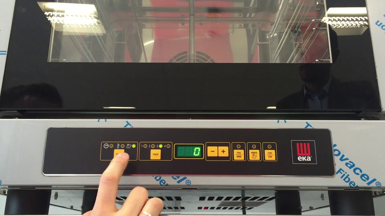 EKA EKF423DUD Set a manual cooking program to the digital control panel