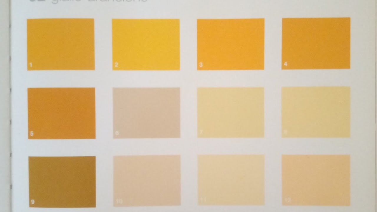 Come fare varie tonalita di colore giallo