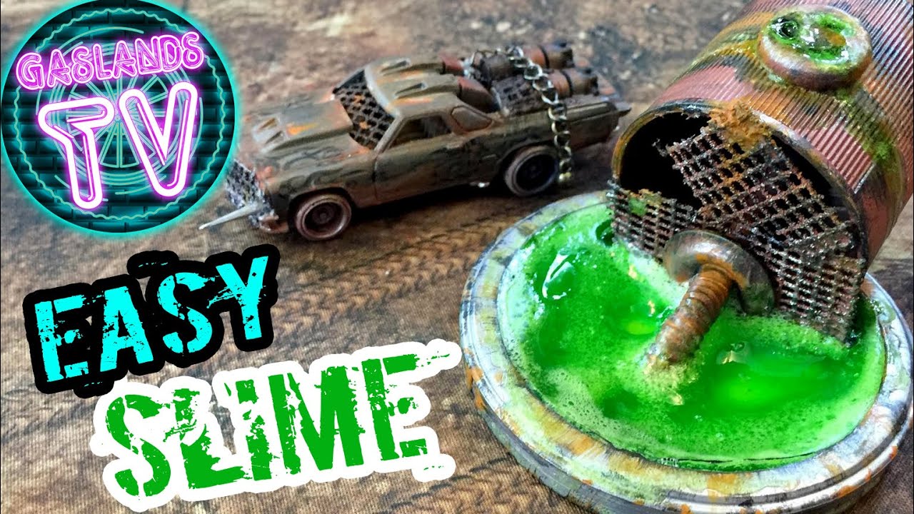 Gaslands Quick Easy Miniature Slime and Ooze Terrain!