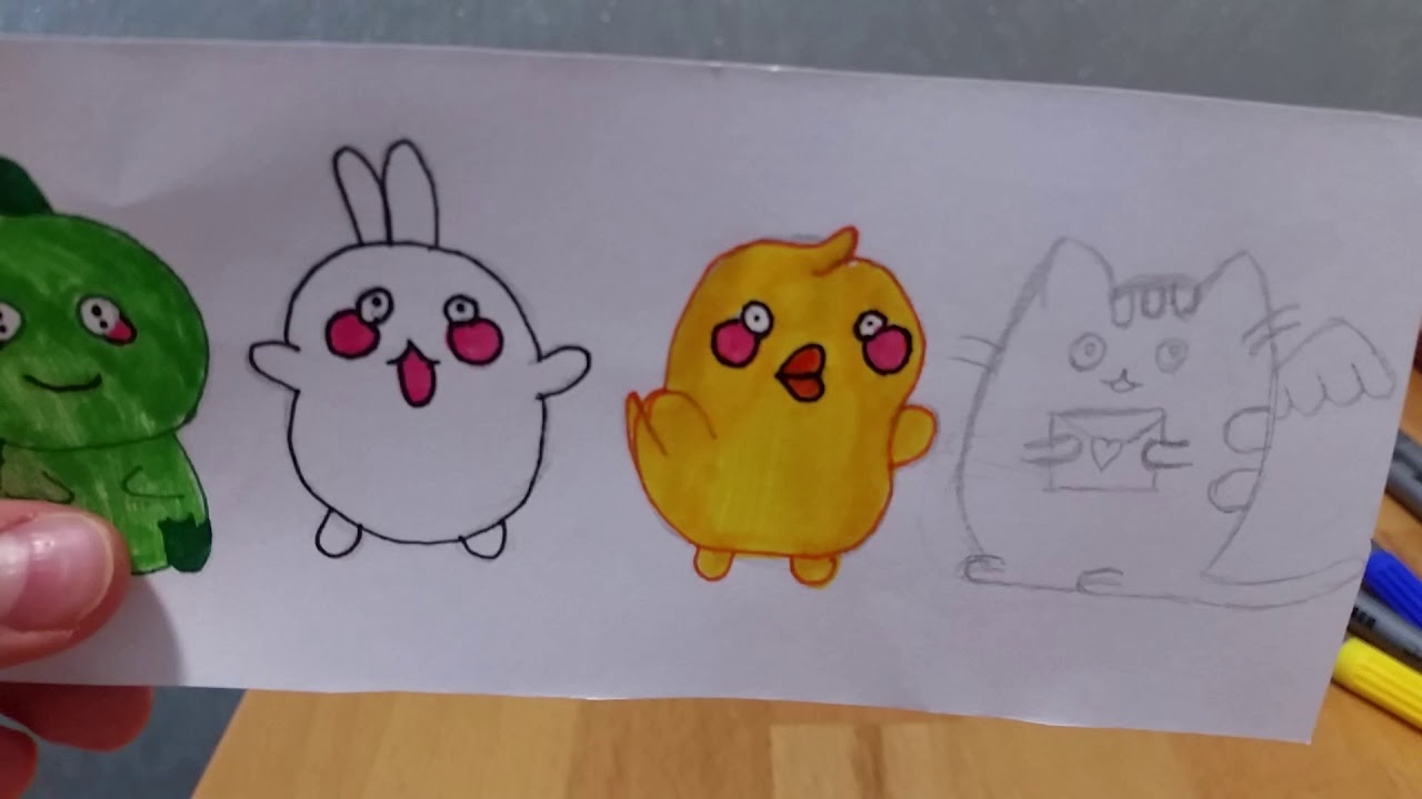 Diy кавайние наклейки!!