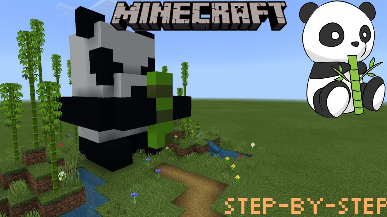 Minecraft - How to Build a Panda (Tutorial)