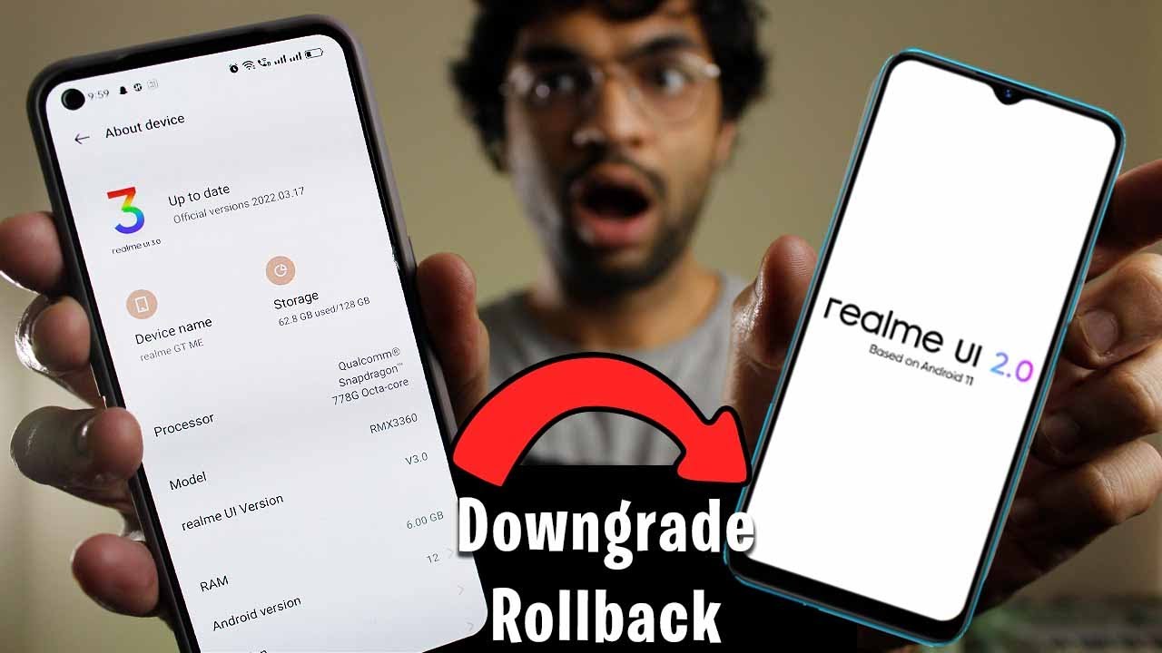 Realme UI 3.0 to Android 11 Rollback UI 2.0 | Realme GT Master Edition Downgrade