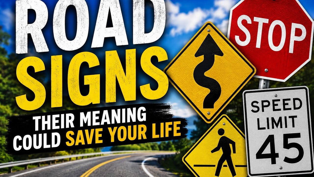 Road Signs and Meanings Canada #canada #driving #drivingincanada #roadsigns #canadaroadsigns