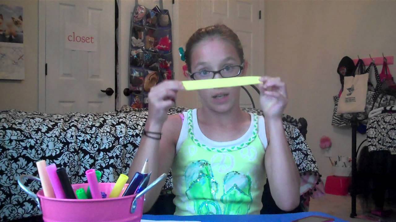 How to make your own foam bracelet