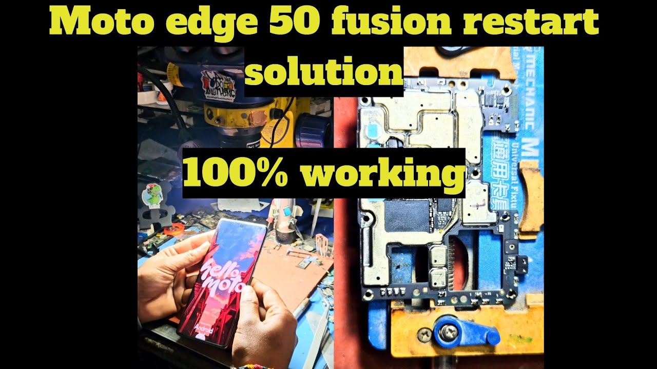 Moto edge 50 fusion restart solution 100% working  #moto 