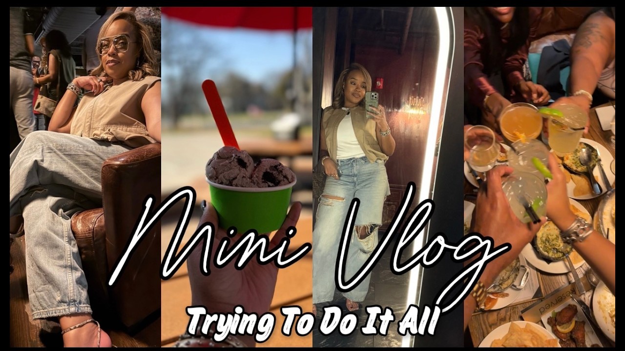 Mini Vlog | Trying To Do It All… Work, Life & Soft Girl Moments
