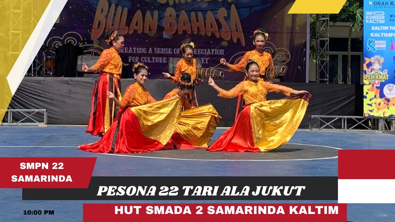 Tari alat jukut Pesona 22 SMPN 22 Samarinda HUT SMADA 2 #tarikreasi @Anthony Rakhman