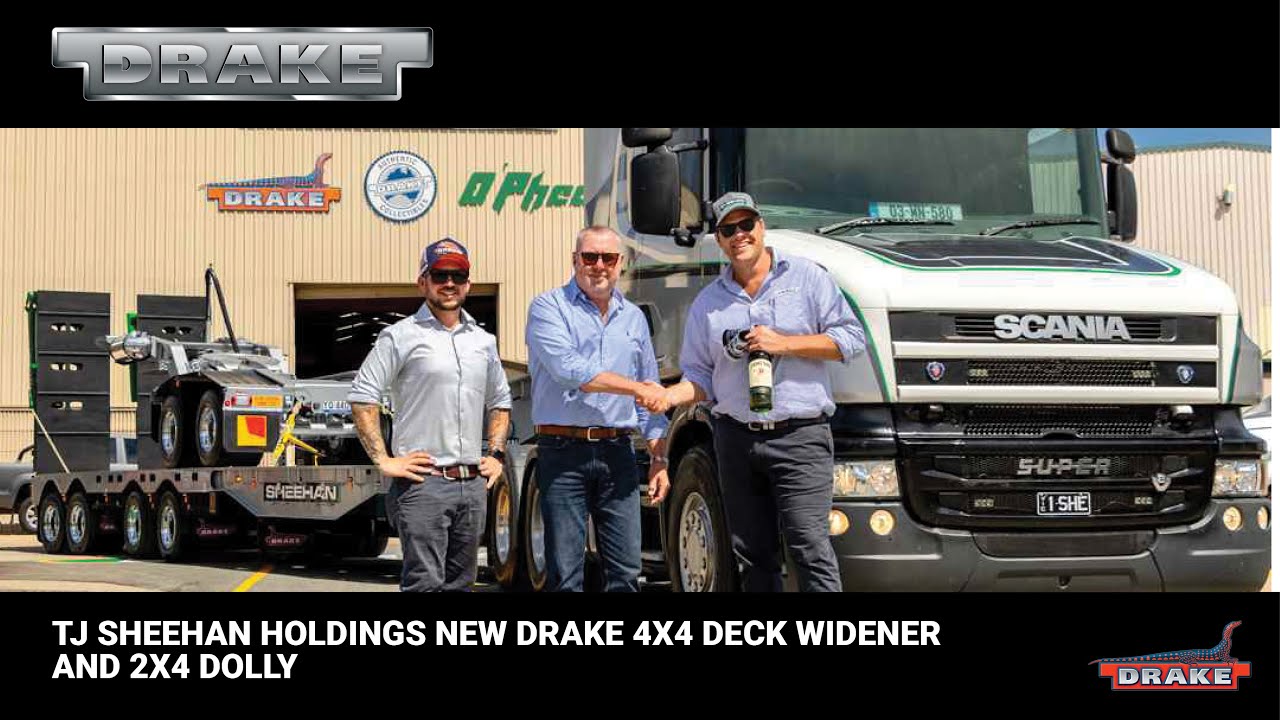 TJ Sheehan Holdings new Drake 2x4 Dolly and 4x4 Deck Widener  | The Drake Group