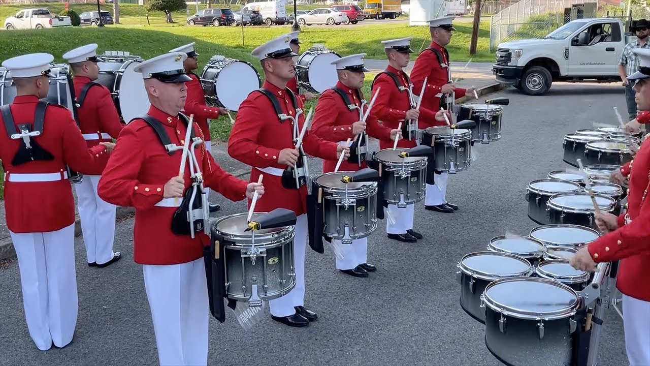 U.S. Marine Drum & Bugle Corps Percussion Warmup - WAMSB World Championships - July 23, 2023