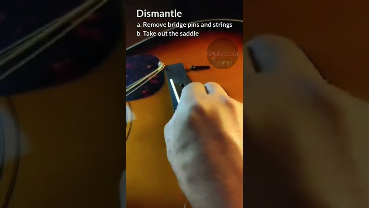 Guitar Action Is Too High - Shave Saddle Instead Of  Adjust Truss Rod
